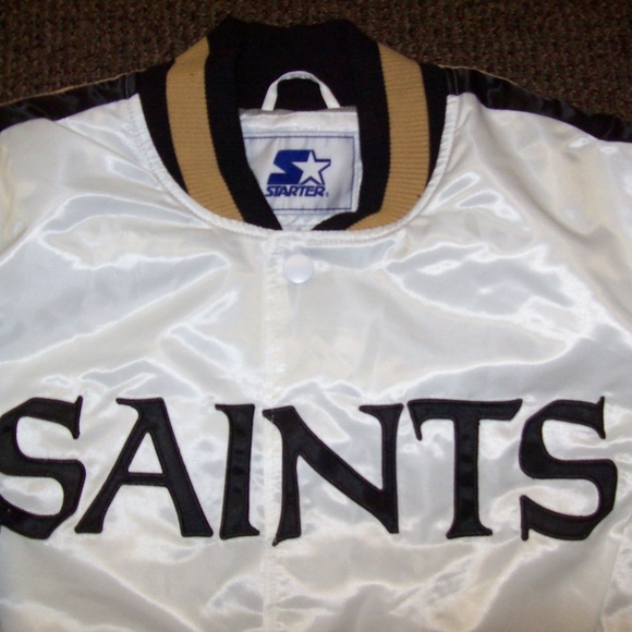 New Orleans Saints Starter White Jacket 